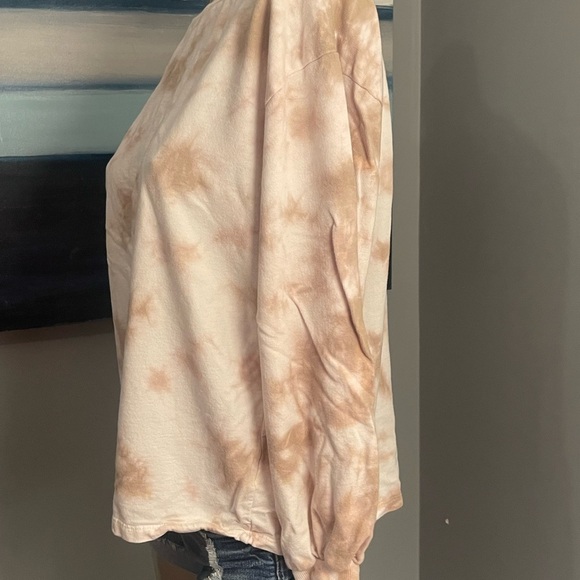 C&C California Tan & Cream Long Sleeve Relaxed Shirt Sz. Small - Picture 4 of 5